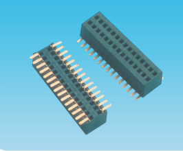 0.8*1.2mm 双排母,SMT,塑高3.1mm