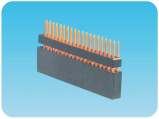 2.54mm 双排母,180度,PC104,塑高11.0mm免焊接式