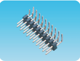 2.0mm双排针,90度,塑高1.5/2.0mm