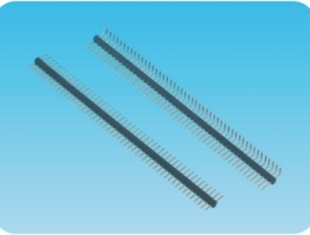 1.27mm,0.40SQ Pin Header,Single Row