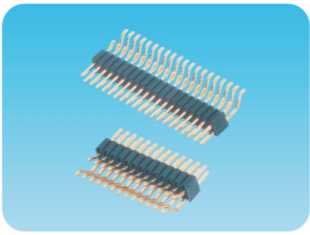 1.27mm双排针,卧贴1.27mm双排针