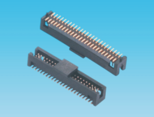 1.27mm 简易牛角,SMT,塑高5.7mm(可带定位柱及夹持盖)