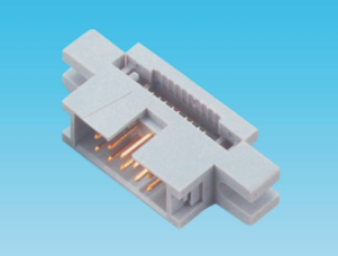 2.54mm压线式简易牛角带螺丝孔