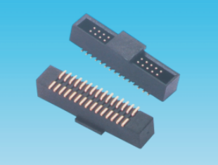 1.27mm 简易牛角,SMT,塑高5.0mm(可带夹持盖)