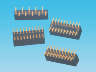 1.27mm 圆孔,单/双/三排,SMT