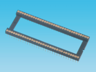 1.778mm 圆孔,IC座,180度
