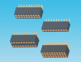 1.27mm 圆孔,单/双/三排,180度