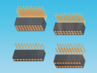 1.27mm 圆孔,单/双/三排,90度