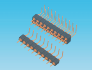 2.54mm 圆针,单/双排,90度