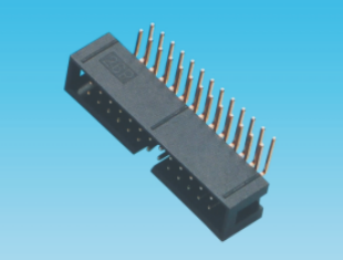 2.54mm 简易牛角,90度,塑高8.9mm