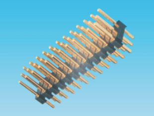 2.54mm 排针,三排,180度