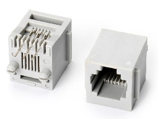 5201 6P6C 灰色有边