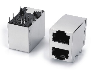 5902 2X1 8P8C 屏蔽无灯无弹