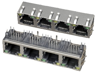 56L 1x4 8P8C 屏蔽带弹带灯