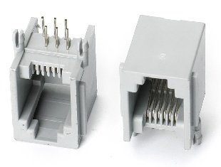 5501 6P6C 灰色有边缺口 13mm