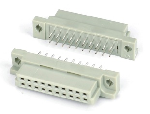 220-母座直插焊板