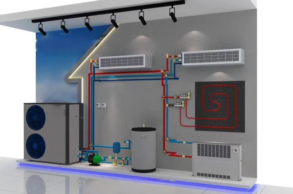 中央空調(diào)橡塑紅藍(lán)管線路圖 中央空調(diào)橡塑紅藍(lán)管線路圖