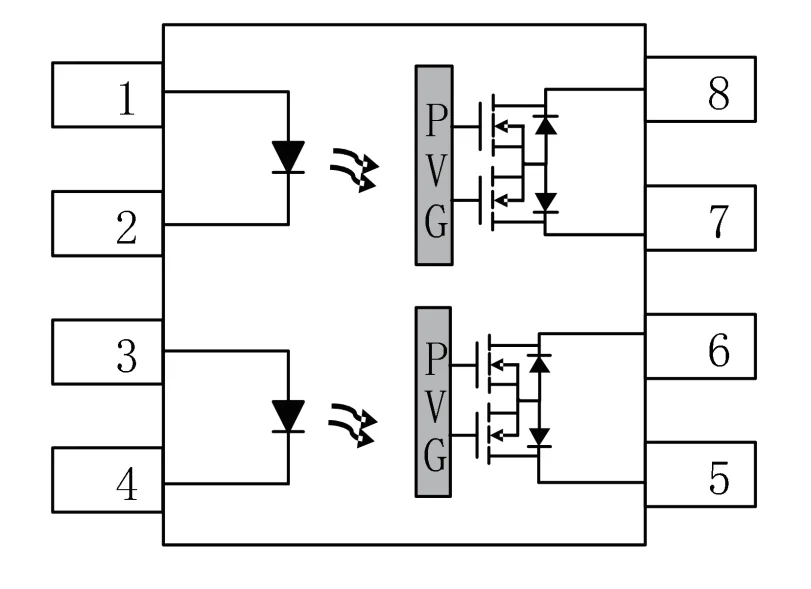 光繼電器內部框架