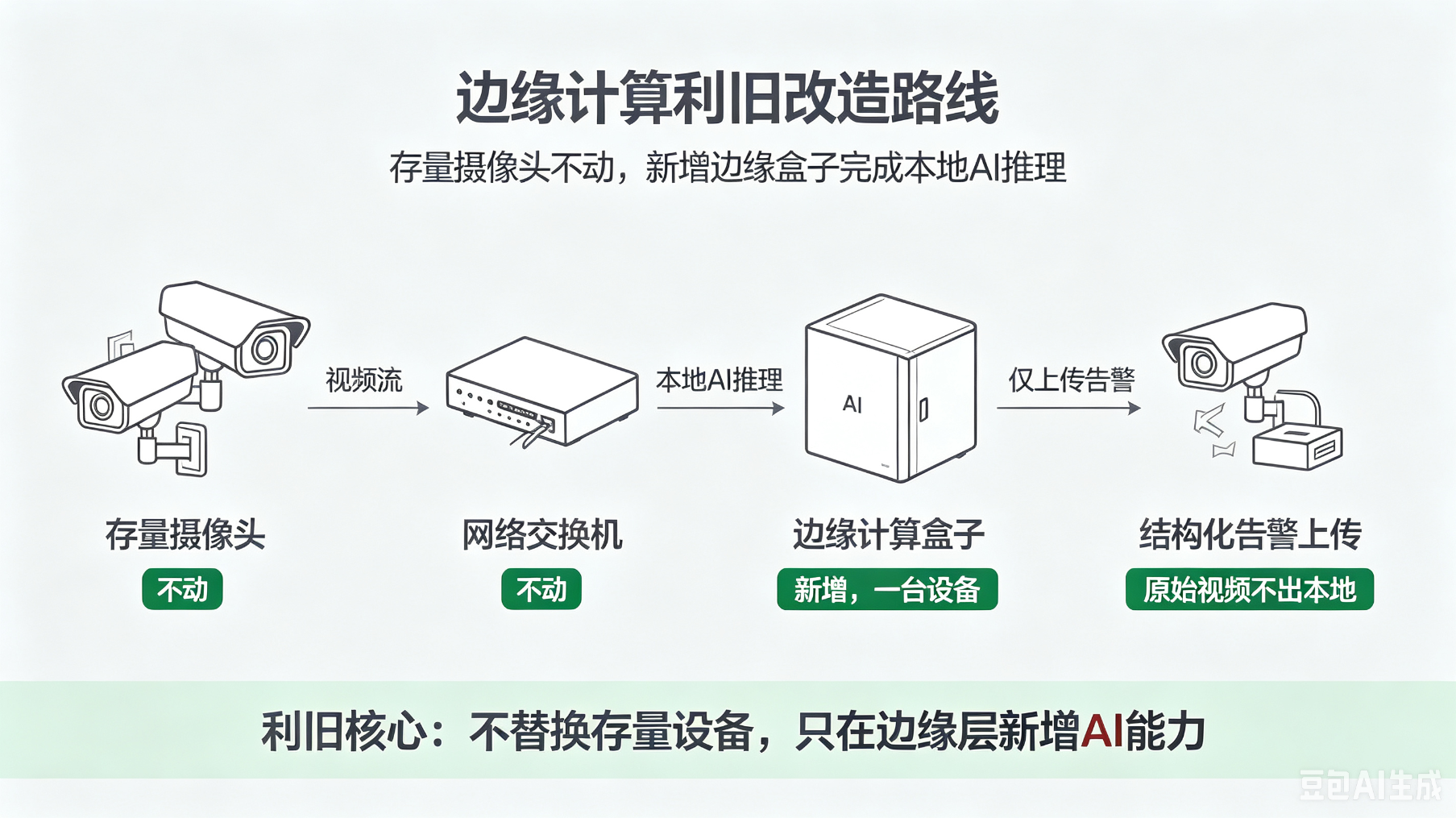 安防AI改造中&quot利旧&quot是如何落地的：以魅视边缘计算方案为例
