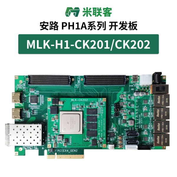 米聯(lián)客MLK-H1-CK201 202 國產(chǎn)安路FPGA開發(fā)板FMC PH1A400SFG900