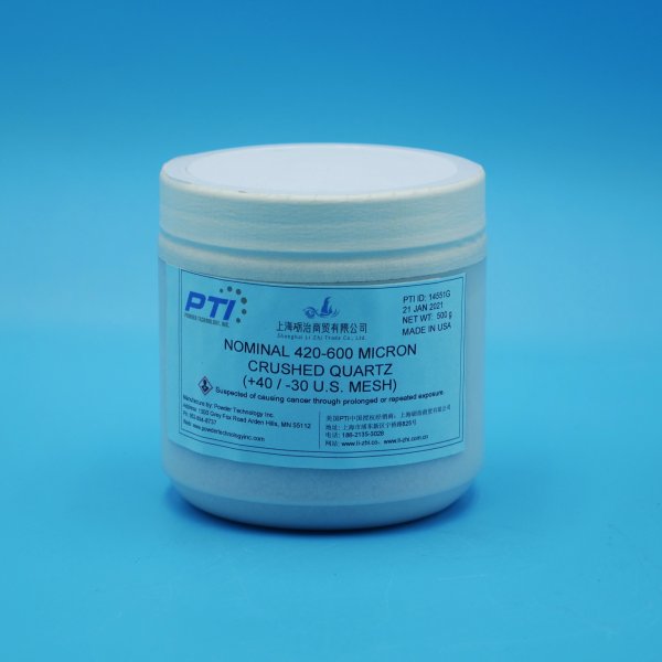 420-600μm Crushed Quartz (+40/-30.U.S.MESH) 碎石英