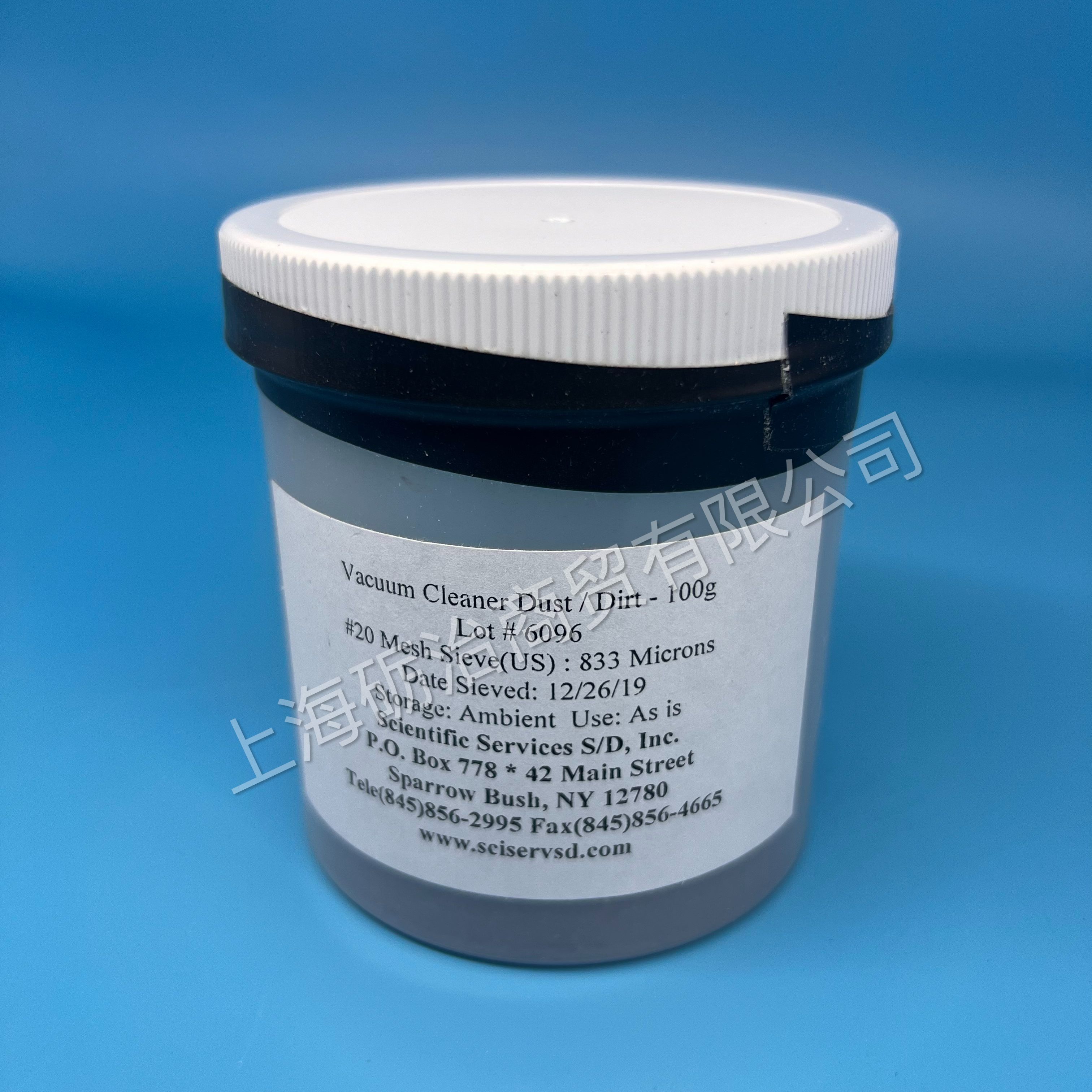 Vacuum Cleaner Dust/Dirt (#20 sieve/833 micron) 100.0 g真空吸塵器用塵土（#20篩網/833微米）