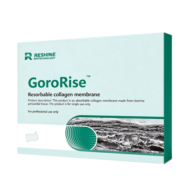 GoroRise resorbable type I collagen membrane packaging