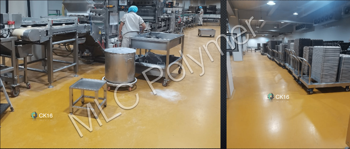 默利卡聚氨酯砂漿地坪在糕點(diǎn)廠(chǎng)應(yīng)用