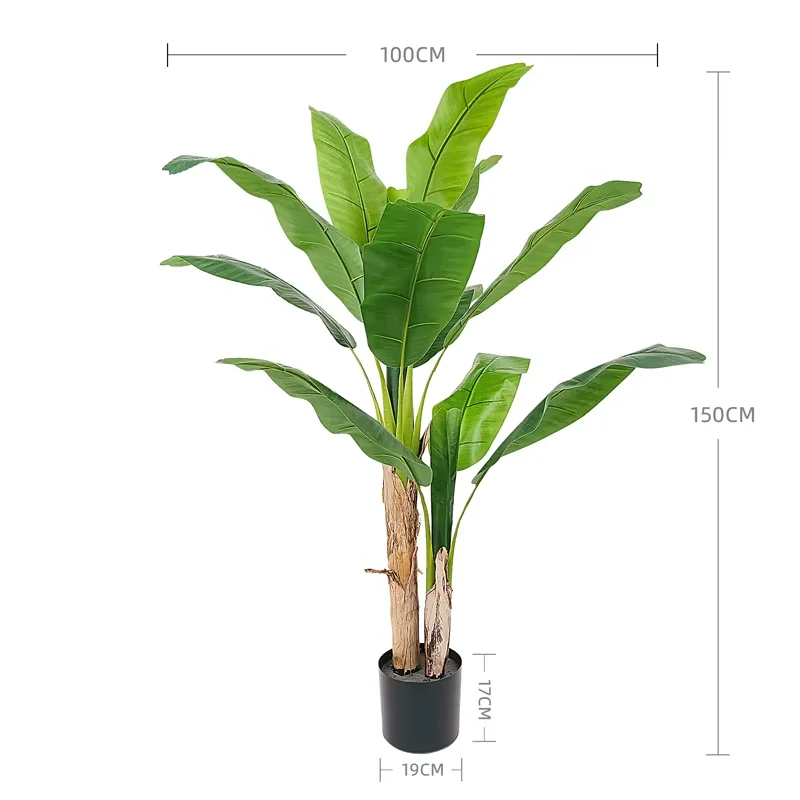 banana leaf artificial plant