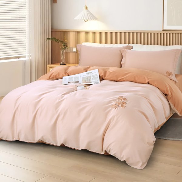 杰元椿野新中式繡花四件套