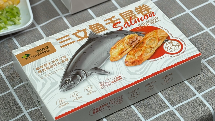 四川去刺无骨三文鱼千层卷无添加配方,三文鱼千层卷