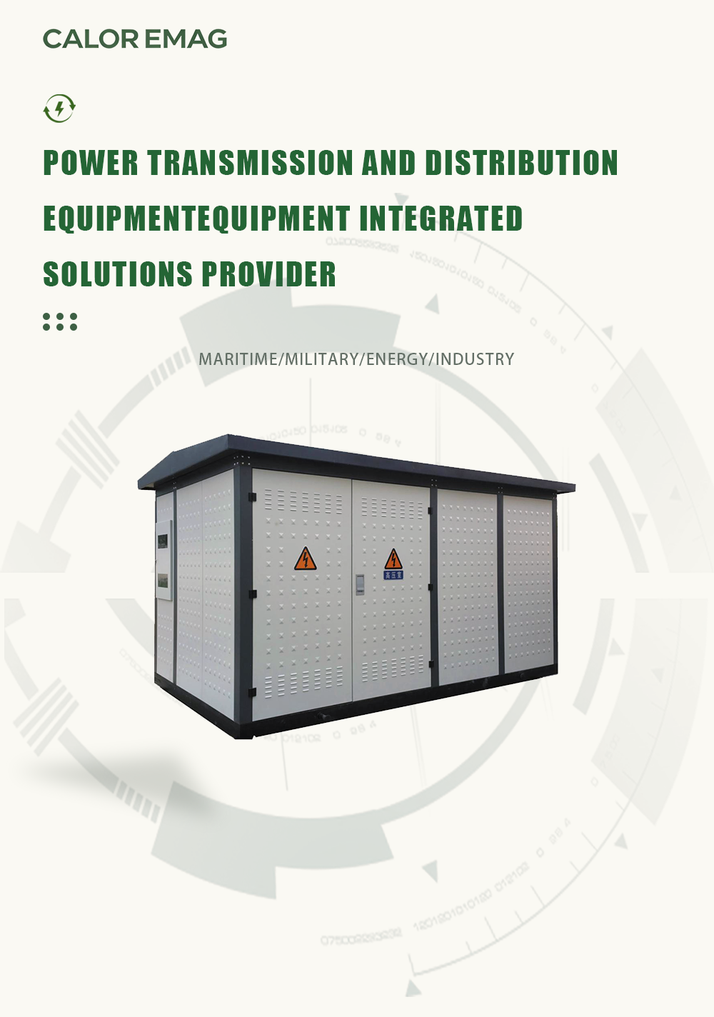 ZBW-12 European Prefabricated Box Substation | CALOR EMAG