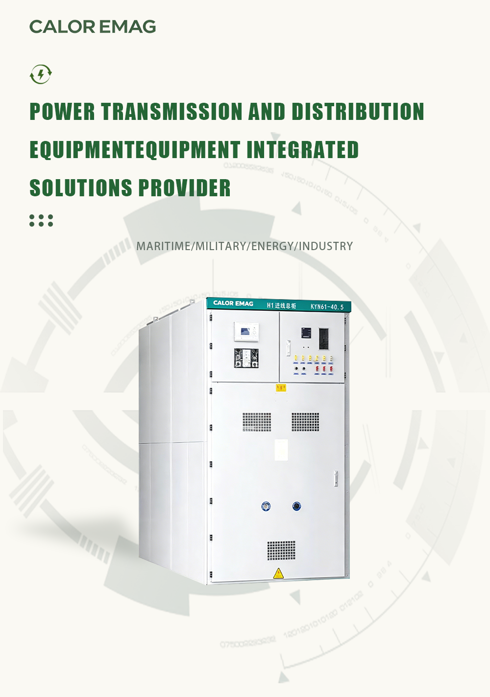 35kV Vacuum Circuit Breaker Panel for Industry | CALOR EMAG