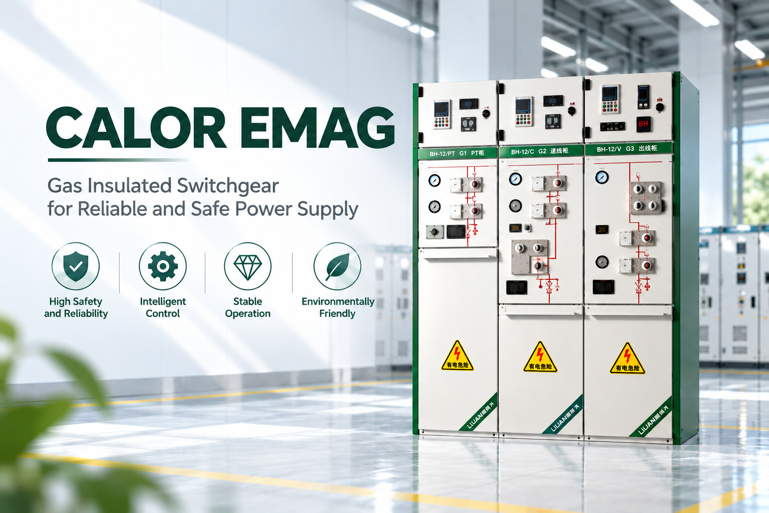 CALOR EMAG Highlights Gas Insulated Switchgear for Compact Power Distribution