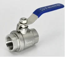 Two-piece ball valve