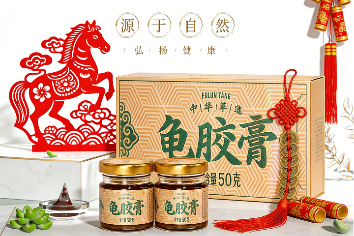 河北福伦堂品牌中华草龟龟胶膏厂家,中华草龟龟胶膏