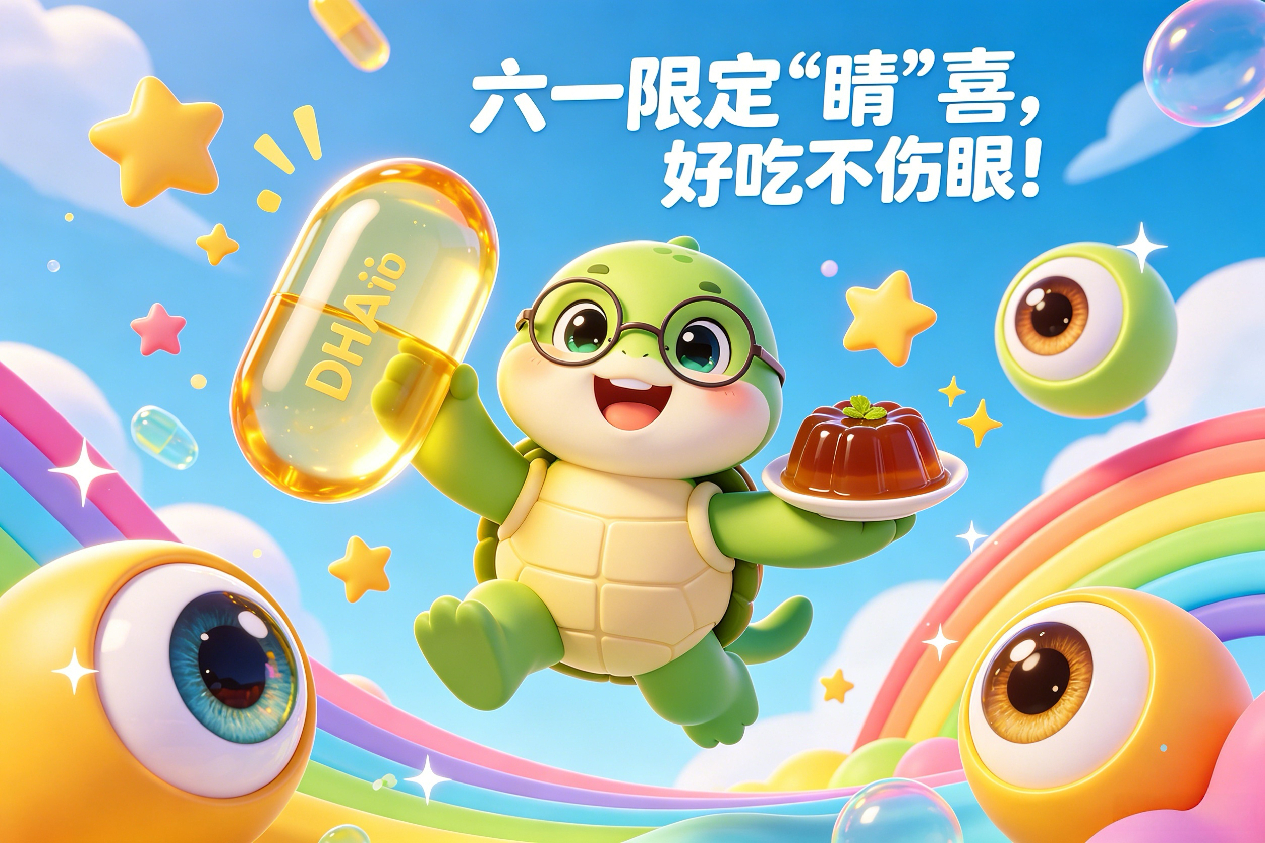 六一獻禮，吸吸龜苓膏守護孩子遠離近視的“護眼”童年