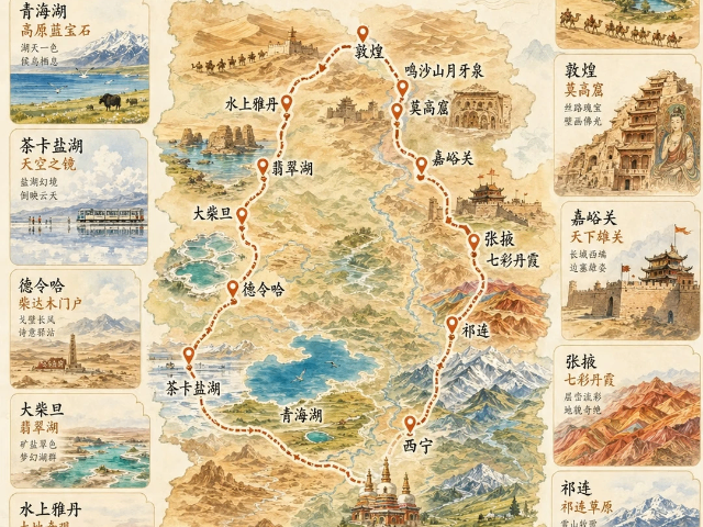 湖南境内游青甘线旅游定制游