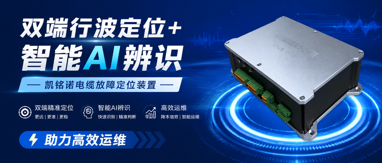 凱銘諾分布式電纜故障定位裝置：全工況在線監測+高精度智能診斷