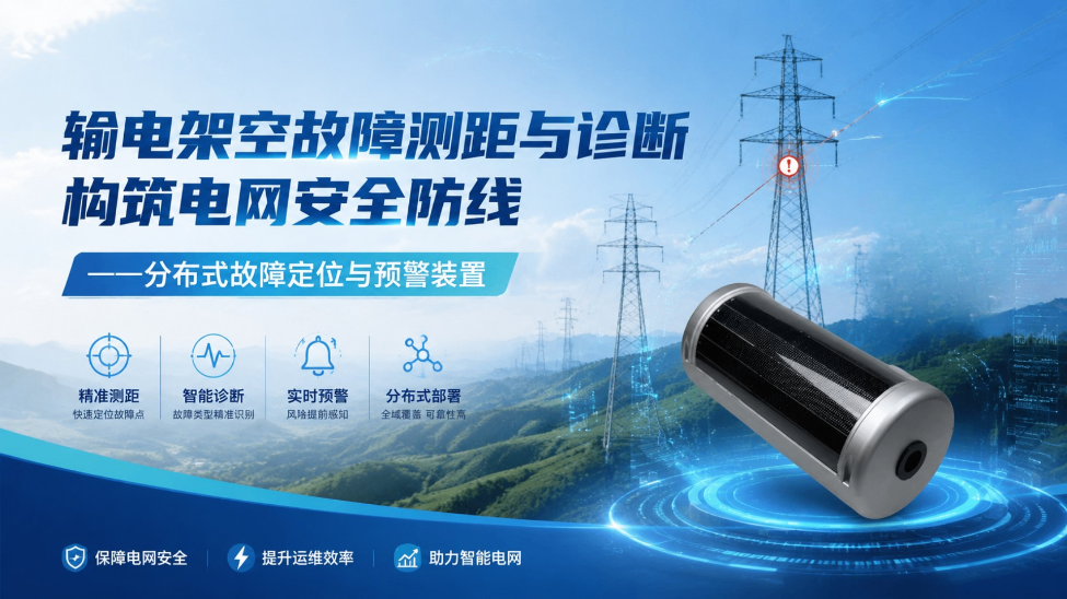 輸電架空故障測距與診斷 構筑電網安全防線——分布式故障定位與預警裝置
