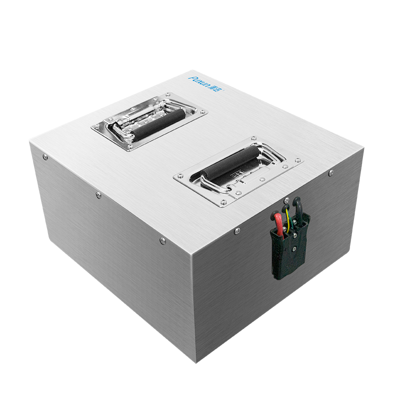 AGV無人車機器人48V40Ah 大電流 不銹鋼 IP68防爆 通訊CANRS485協議 鋰電池