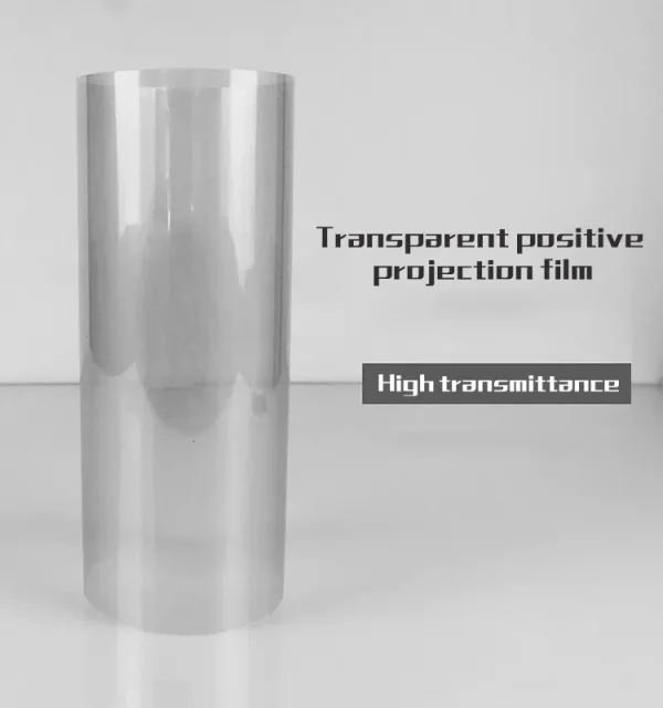 nano transparent front projection film