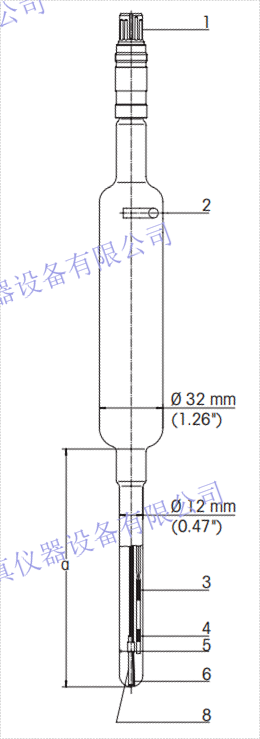 ACITEK歸真儀器pH Sensor AC2002/120/PT100/AC9848（AC52002291) Refillable pH Probe with