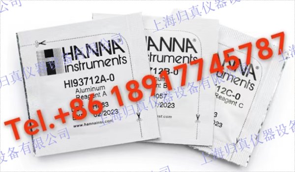 HANNA哈納HI93712-03 鋁試劑（300次檢測） HI93712-03 是使用相容的臺式或可攜式光度計對鋁進行比色測定的試劑。這些高質量的試劑在我們Z