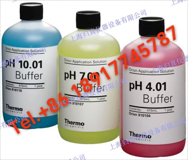 熱電Thermo Scientific?奧立龍Orion? 瓶裝pH緩衝液：910918 相關(guān)應(yīng)用：?pH, Ion Conductivity