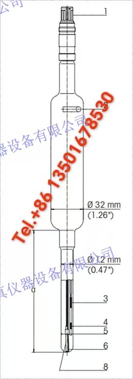 ACITEK歸真儀器pH Sensor AC2002/120/PT100/AC9848（AC52002291) Refillable pH Probe with