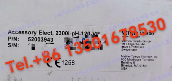 梅特勒-托利多Mettler Toledo pNa電極2300I-pH-120-VP(52003943) 鈉離子分析儀2300Na 用於純水和蒸汽監(jiān)測的鈉分析儀