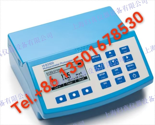 義大利HANNA哈鈉 多參數臺式光度計和pH計HI83300-02 多參數臺式光度計和pH計：HI83300是一款緊湊的多參數光度計，適用於實驗室或現場