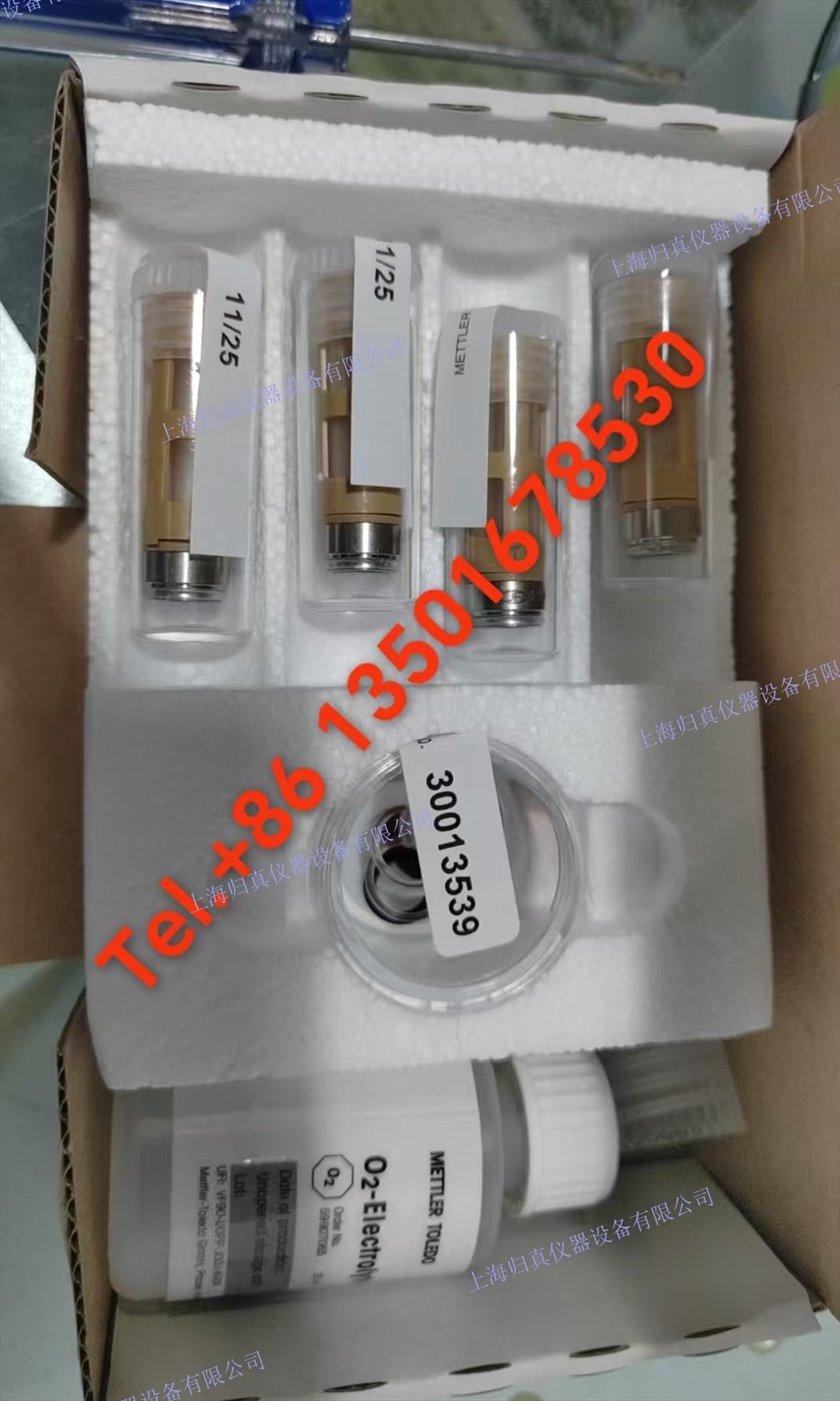 瑞士梅特勒托利多Mettler Toledo溶氧電極膜KIT T-96訂貨號 52200024 MT維護備件52 200 024用於DO感測器包含電解液和膜片