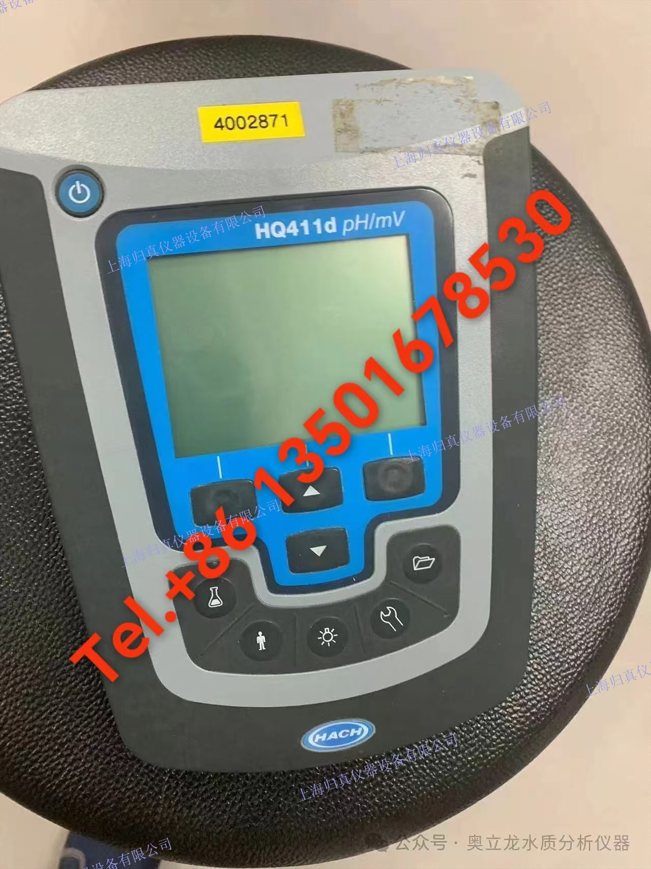 哈希 HQDHQ411D實驗室單輸入，pH/mV 計 - pH 和 ORP 訂貨產品號：?HQ411D Hach HQ411D 實驗室 pH 計專為水質專家設計